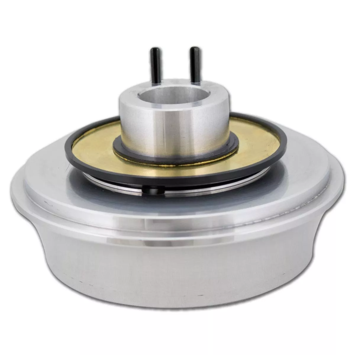 01″- 02″ Kenworth or 98″- 05″ Peterbilt Polished Aluminum Finish 5-Hole Bolt Pattern Steering Hub