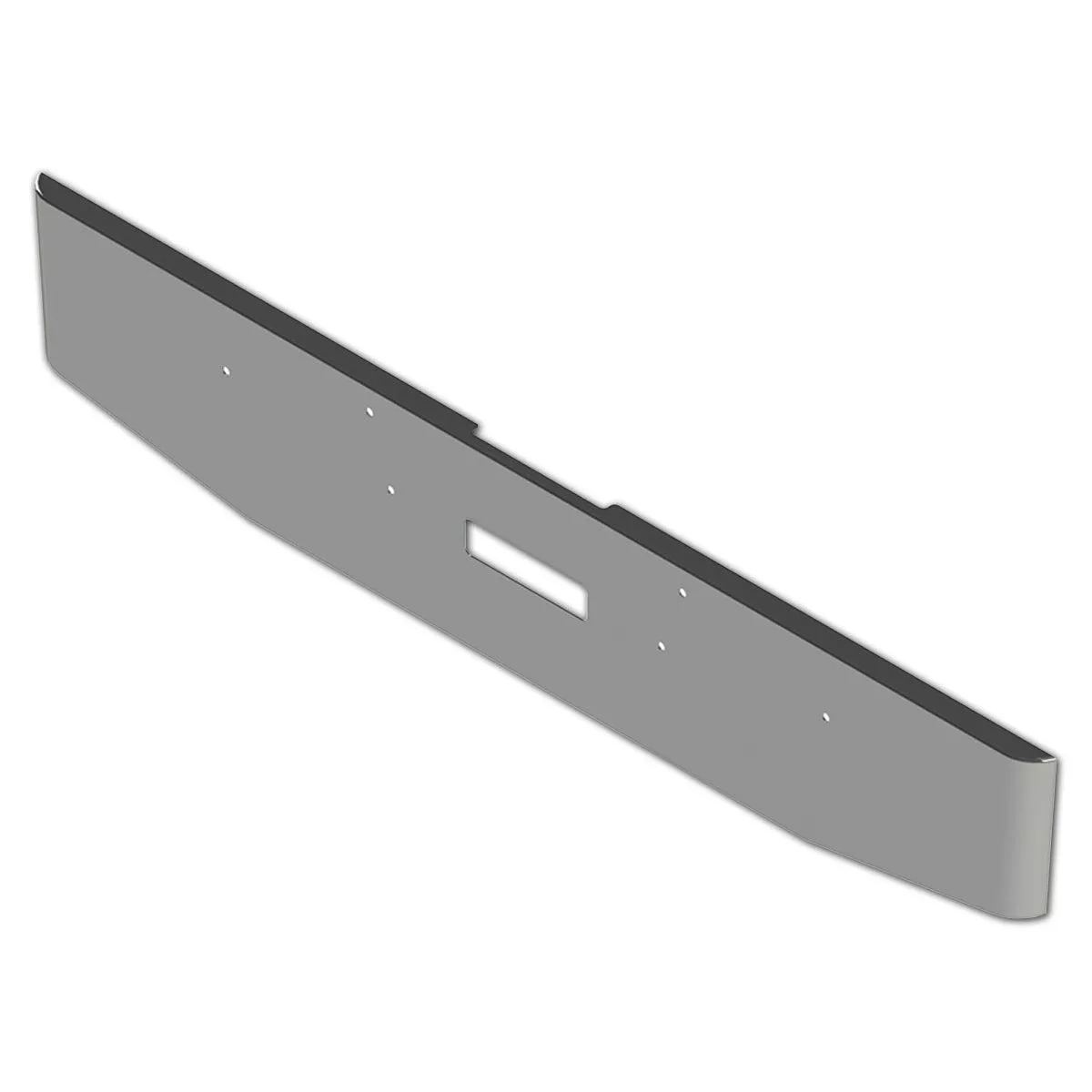02-07 Classic Freightliner 16″ Tapered End Bumper w Tow, Mount & Vent Holes