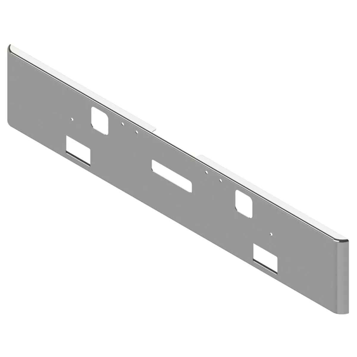 04-07 Classic XL Freightliner 18″ Texas Square 7GA Steel Chrome Bumper