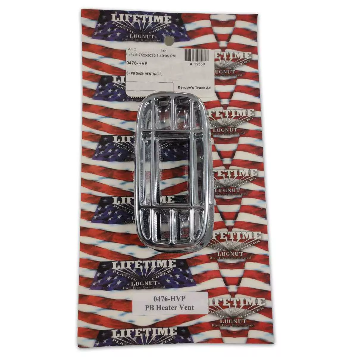 06+ Peterbilt Dash Vents – 4 PK.