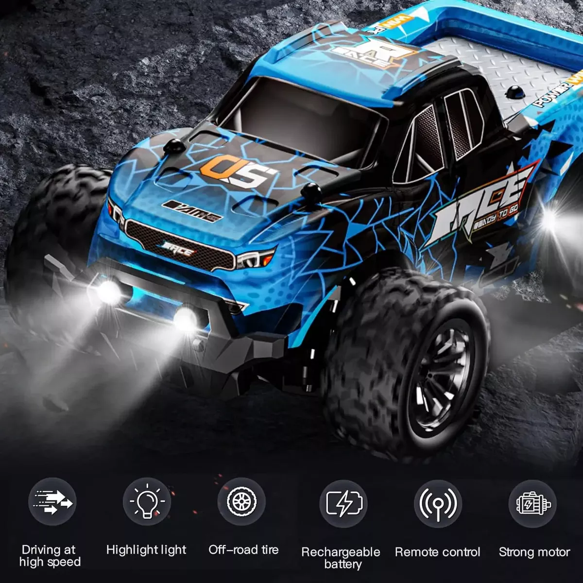 1:20 KF24 KF23 Model RC Car LED Light Off-Road Ready