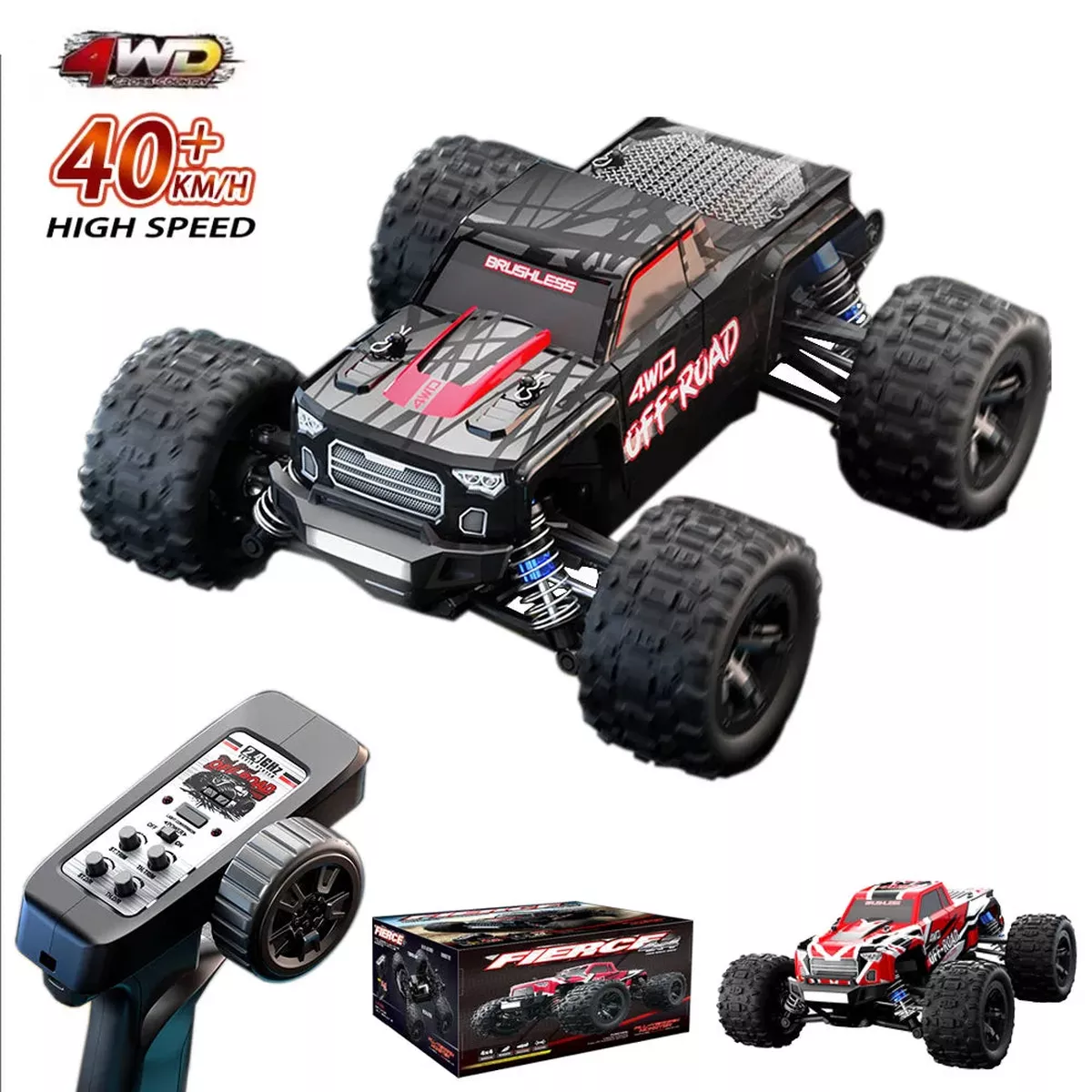 1/20 RC Car 2.4G Remote Control 40KMH High Speed 4WD