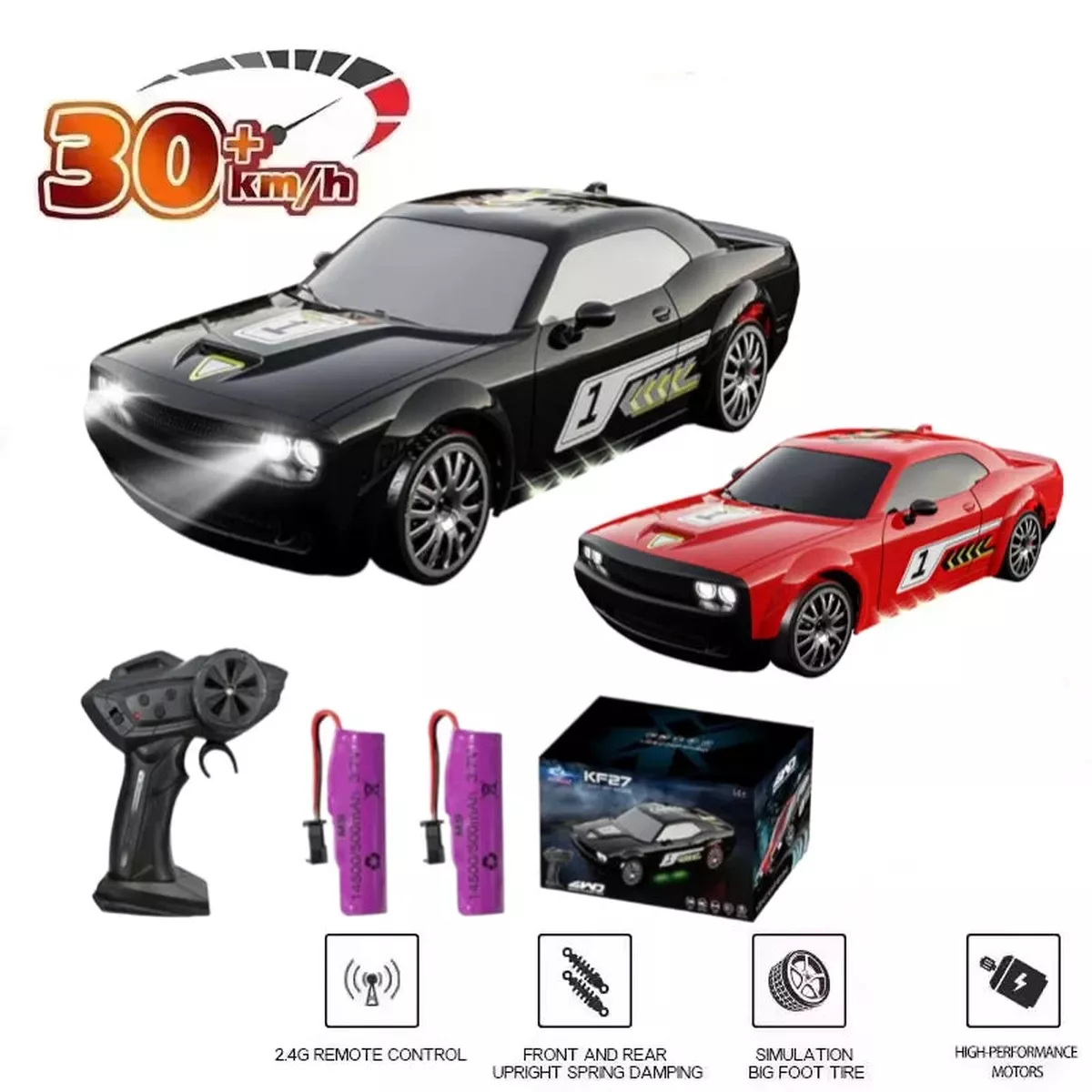 1:20 Scale 4WD RC Car KF27 All-Terrain Drifting Action