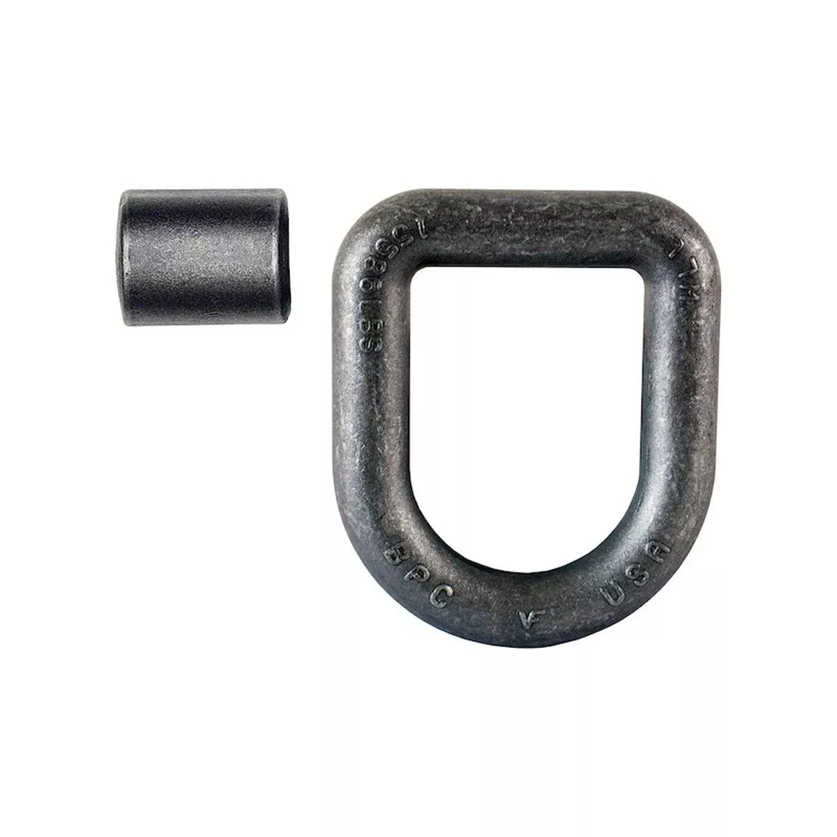 1″ Forged Extended D-Ring With Weld-On Mounting Bracket