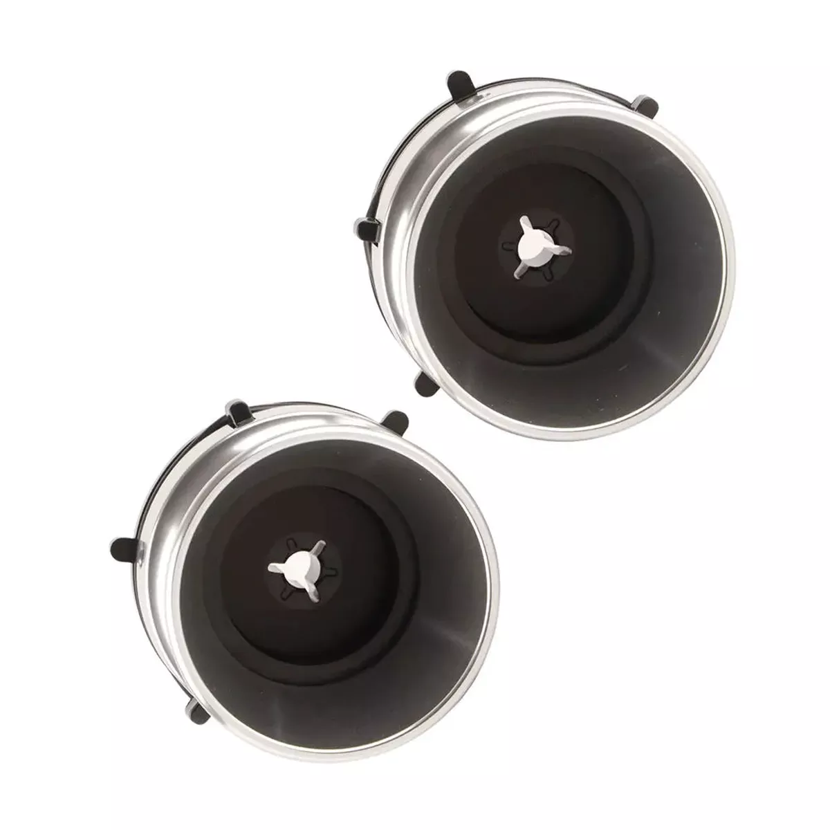 1 Pair Polished Aluminum NAB Hub Adapters For Reel To Reel