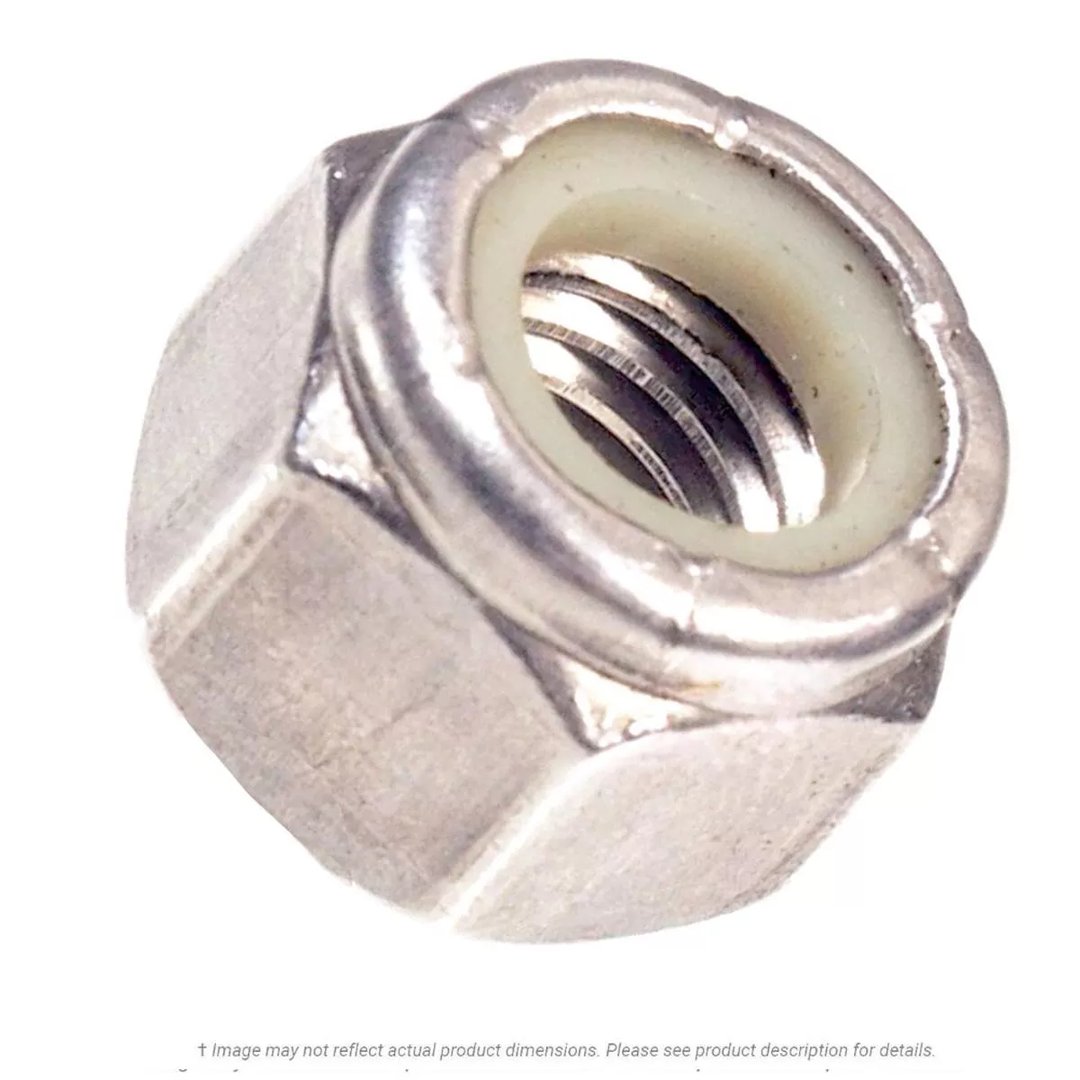 #10-32 Stainless Steel Nylon Insert Locknut 18-8