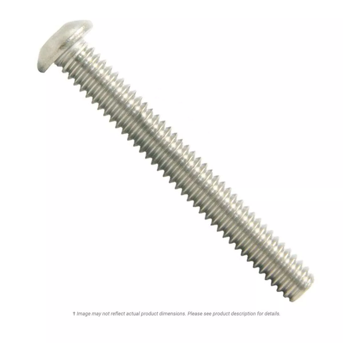 #10-32 x 1″ Stainless Steel Button Head Socket Cap Screw