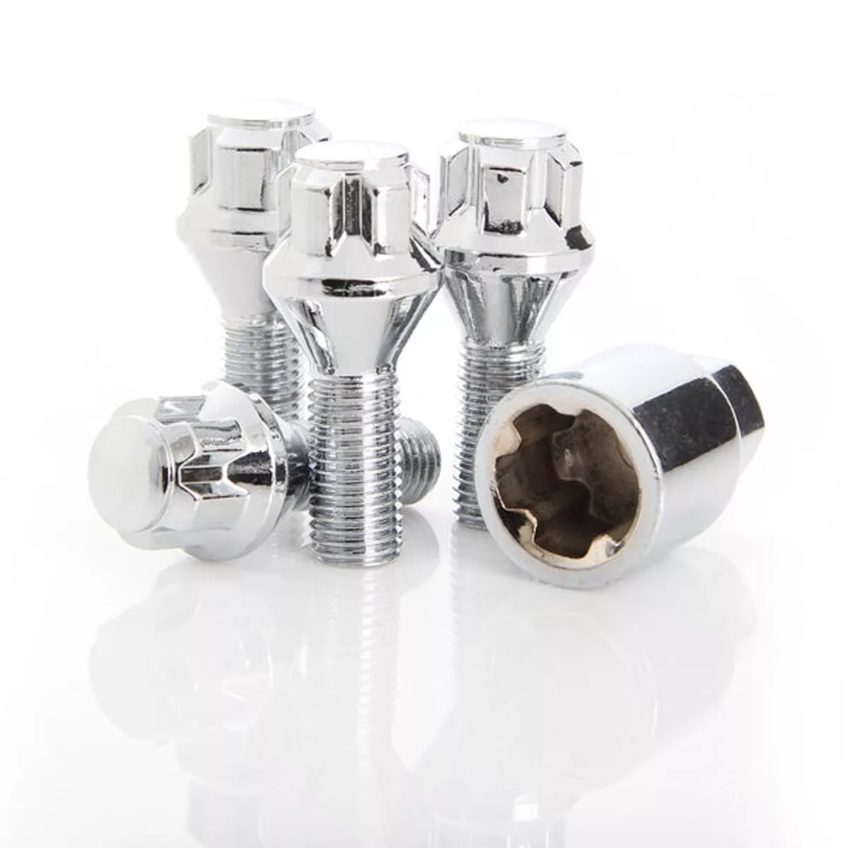 12×1.50 Bolt Lock Shank 27mm Chrome
