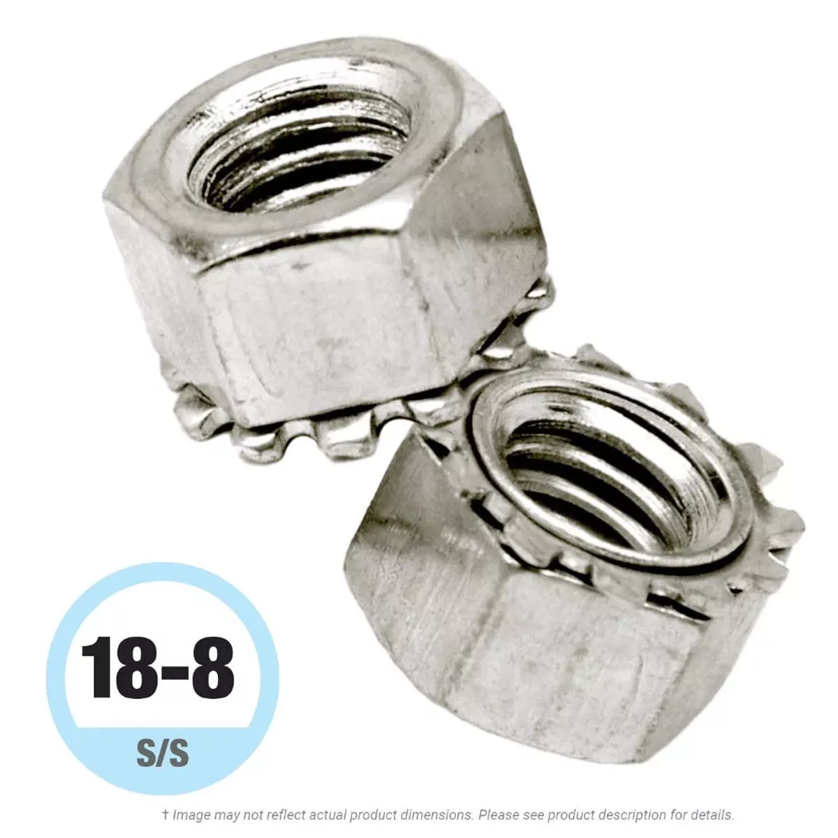 #6 – 32 Stainless Steel Keps Locknut 18-8