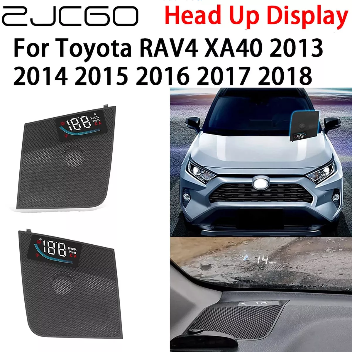 Car HUD Speedometer Projector for Toyota RAV4 XA40