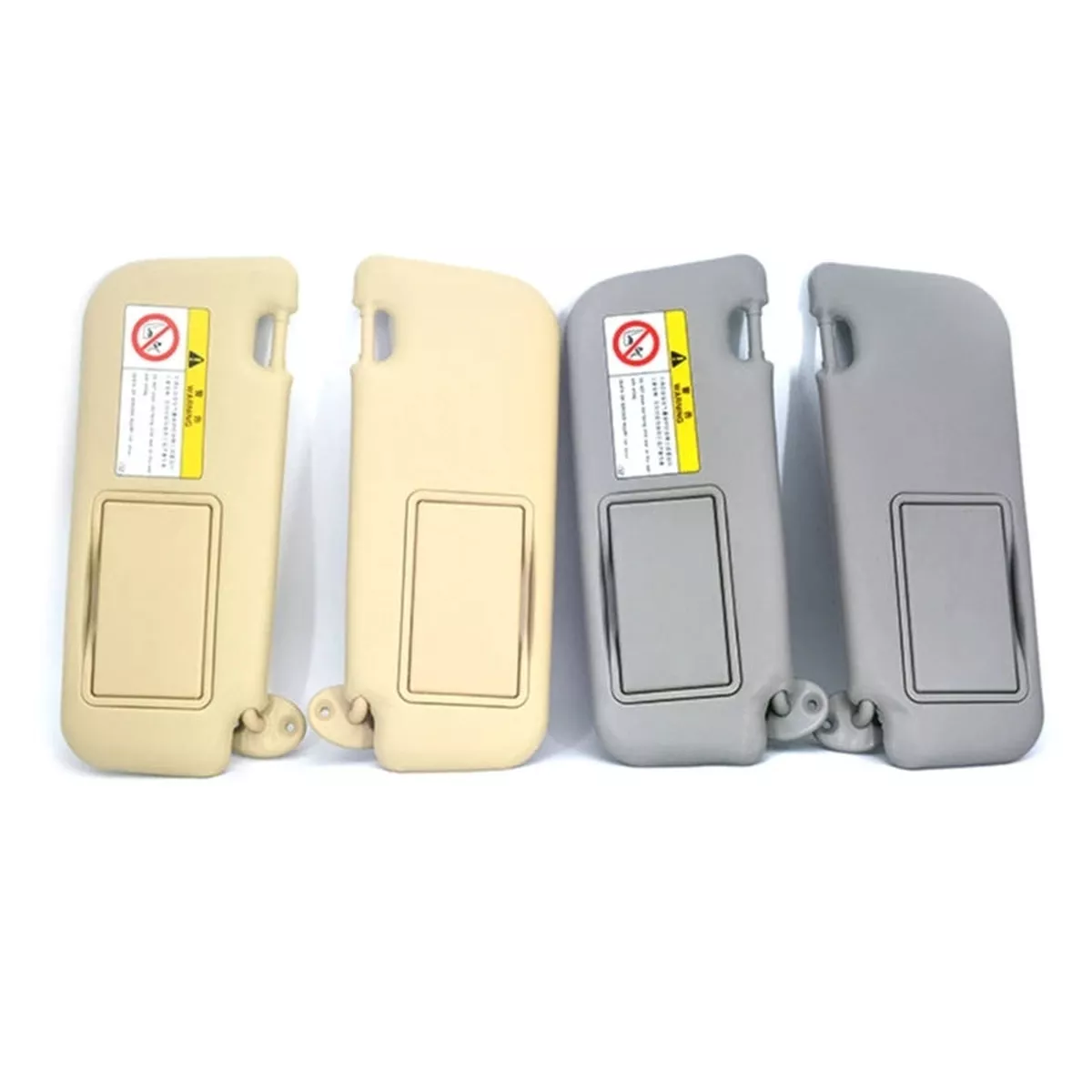 Car Side Sun Visor Assembly With Gray UV-Blocking ABS Replacement