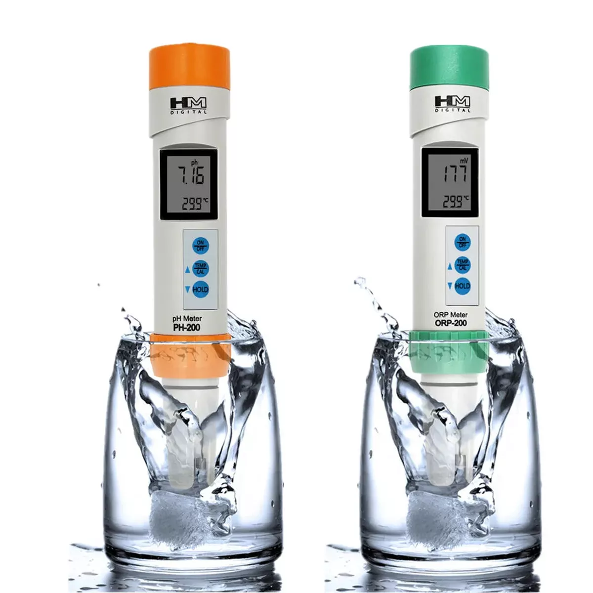 COM-300 EC TDS PH 4 In 1 Digital Meter ATC Calibration