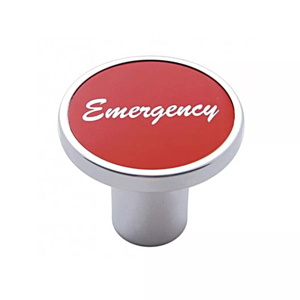 “Emergency” Air Valve Knob – Red Aluminum Sticker