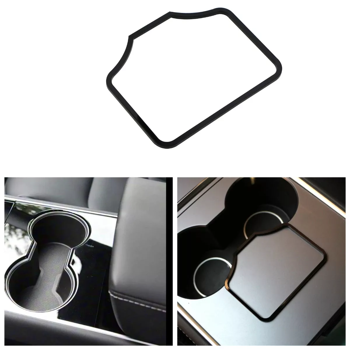 Engine Start Card Holder Fixer for Tesla Model 3 and Model Y ABS Plastic, Durable Interior Accessory