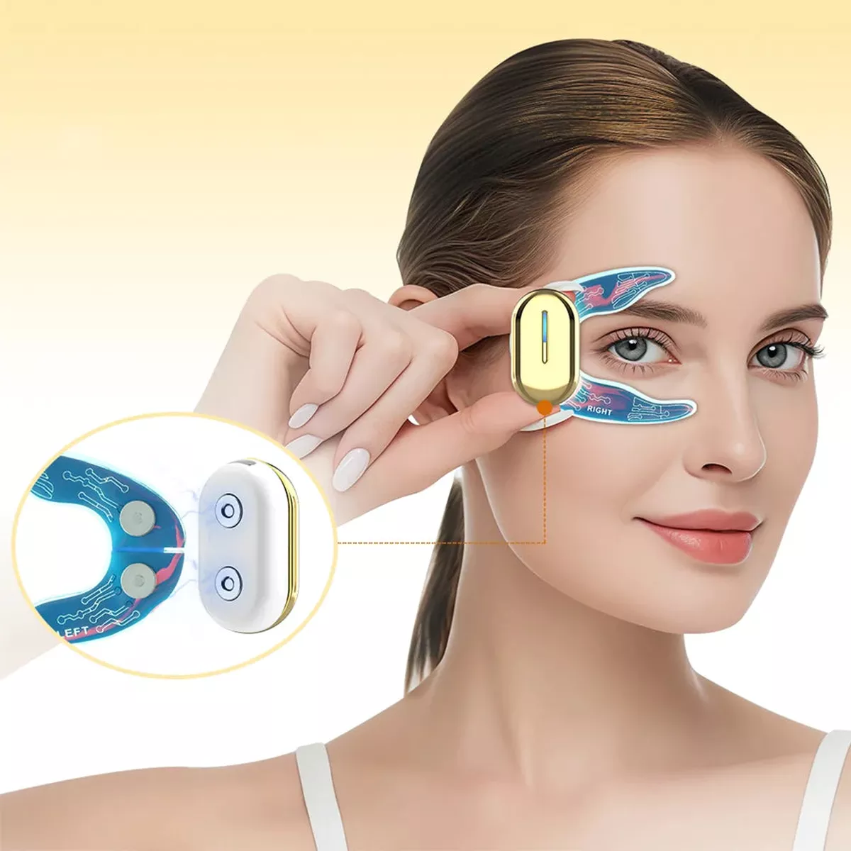 Eye Massager Patches Y1 EMS Microcurrent Lifting Pad