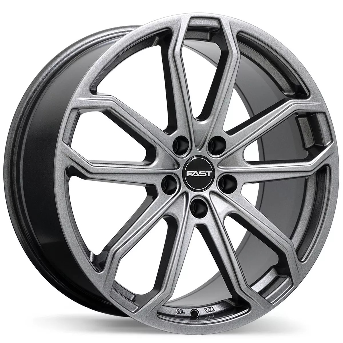 Fast Wheels Impression 18×8.0 5×114.3mm +40 66.1mm Titanium