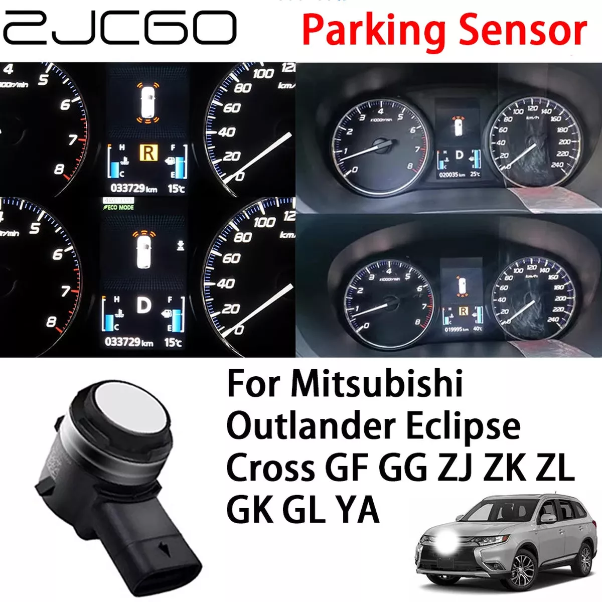 Front and Rear Parking Sensor Buzzer for Mitsubishi Outlander Eclipse Cross