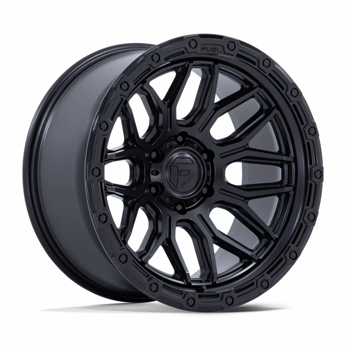 Fuel Off-Road Fc881 Surge 20×10 5×127 -18 71.5 Matte Black Gloss Black Lip