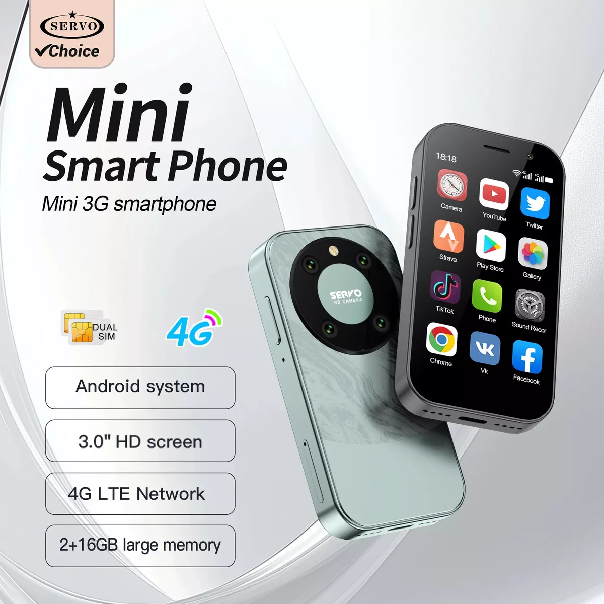 Global Version KING9000 4G Mini Smartphone Ultra Slim