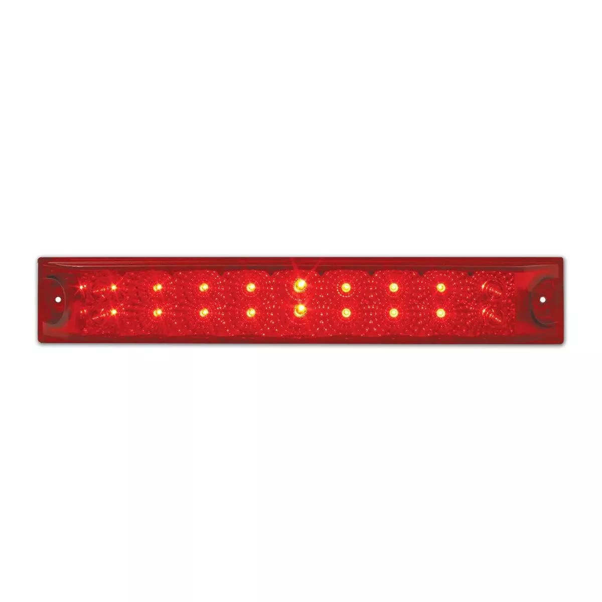 Grand General – 12″ Spyder LED Light Bar – Red