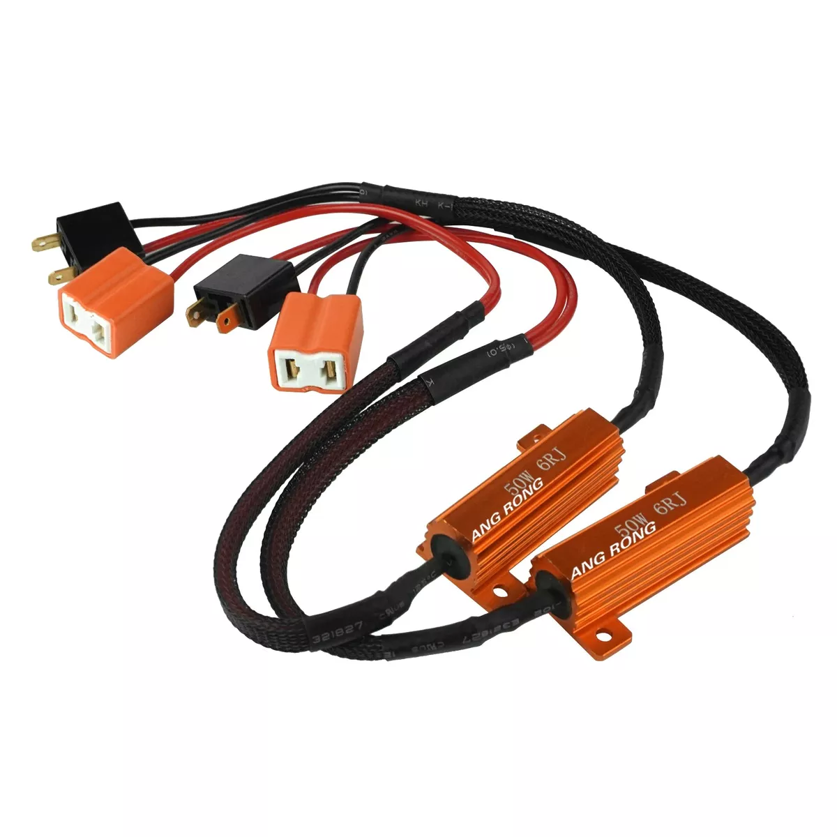 H7 Canbus LED Load Resistors 50W 6 Ohm for Car Headlights Error Free Wiring