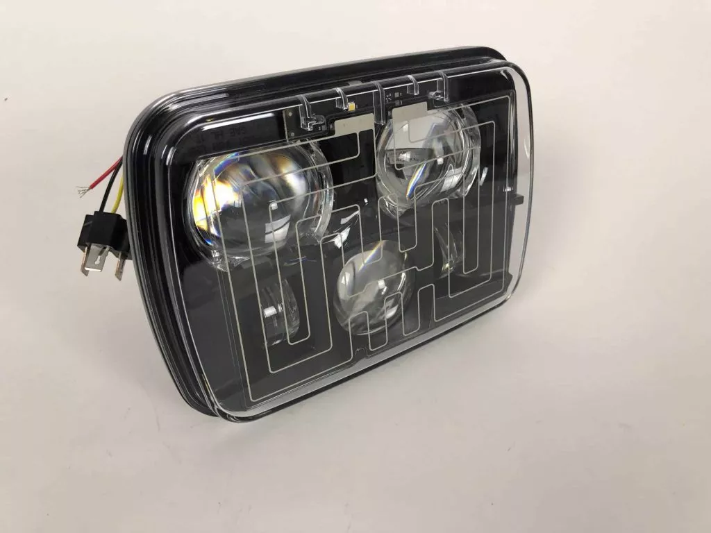 J.W. Speaker 5”x7” 8910 Evo 2 Led Headlight- Black Housing, Heated Lens