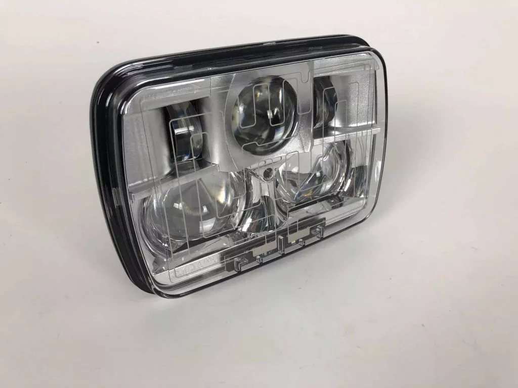 J.W. Speaker 5”x7” 8910 Evo 2 Led Headlight- Chrome Housing, Heated Lens
