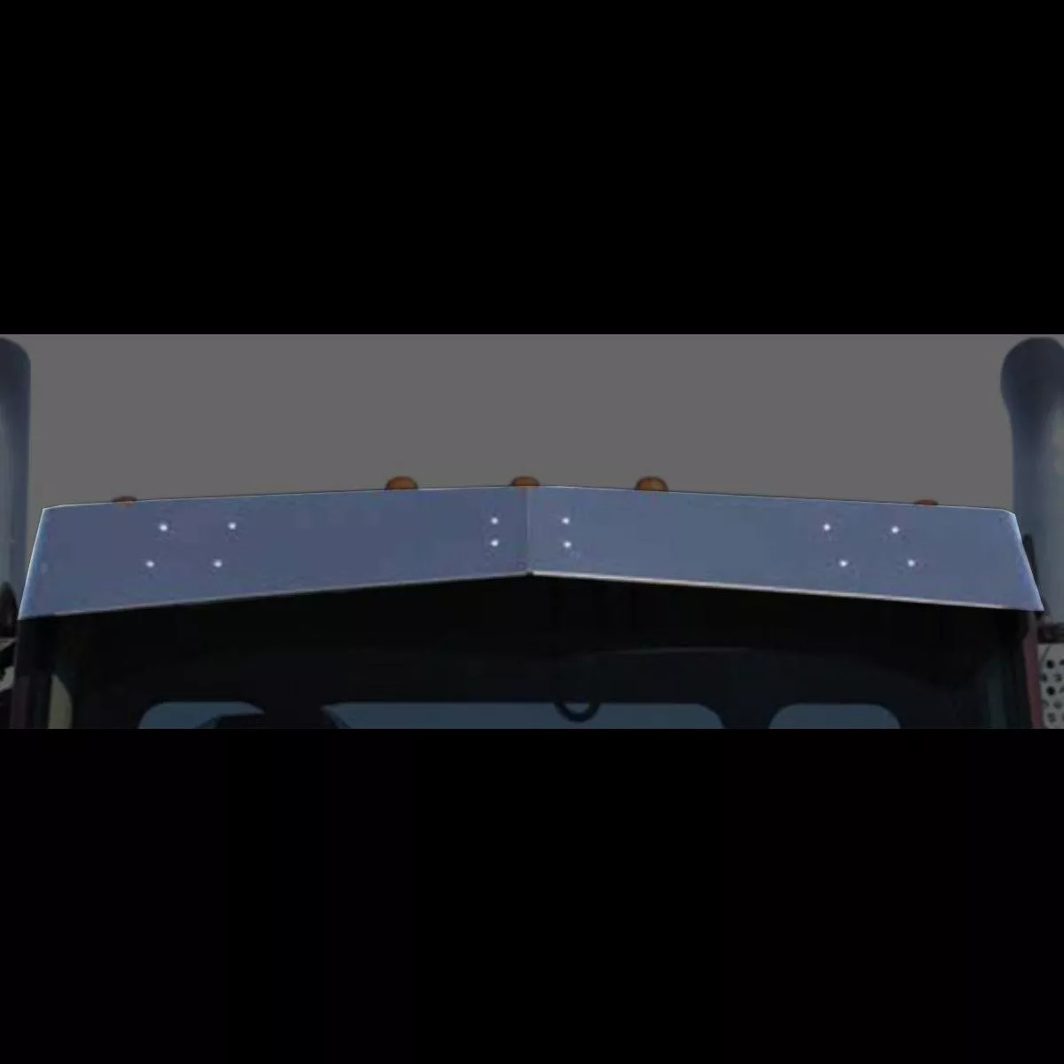 Kenworth T680-T800 11″ Flat Top Blind Mount Visor