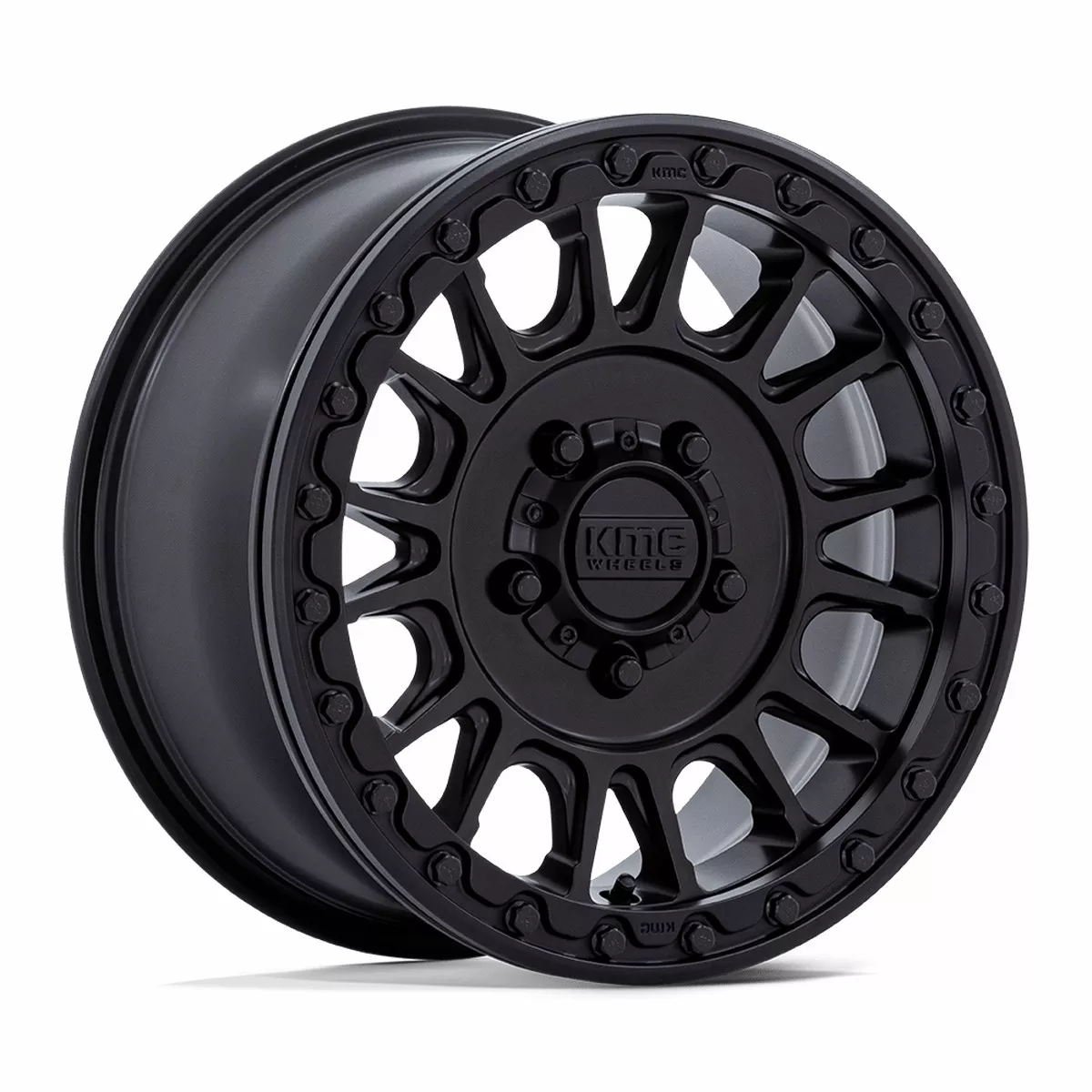 KMC Powersports Ks239 Impact Utv Beadlock 15×7 6×139.7 10 100.3 Satin Black