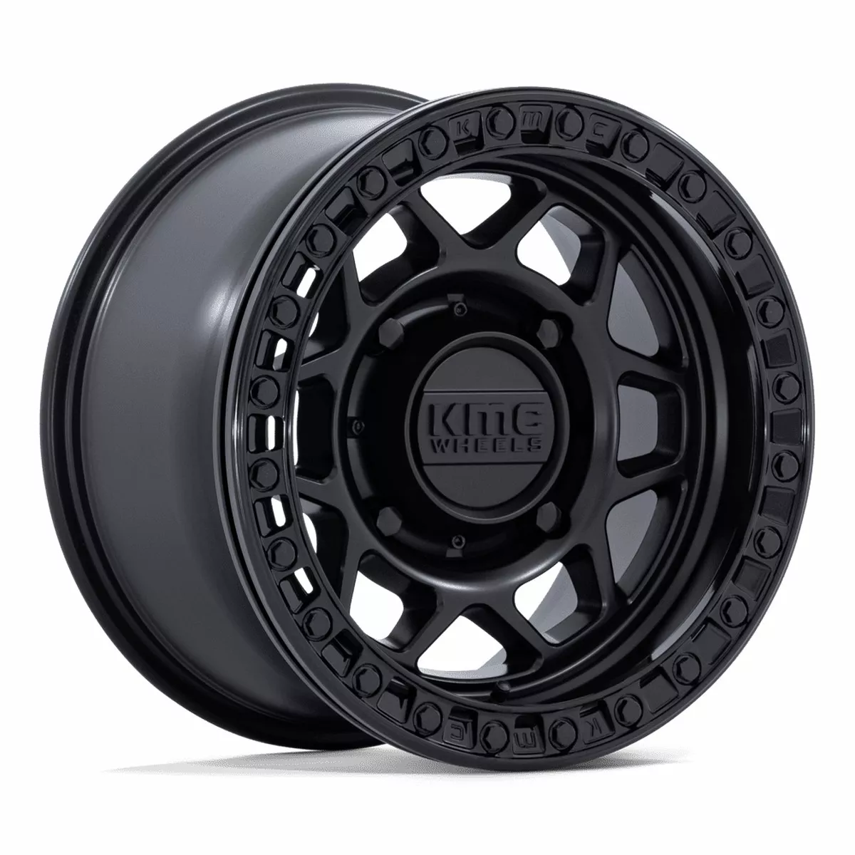 KMC Powersports Ks241 Torx Utv Beadlock 15×7 5×114.3 38 72.56 Matte Black Gloss Black Rg
