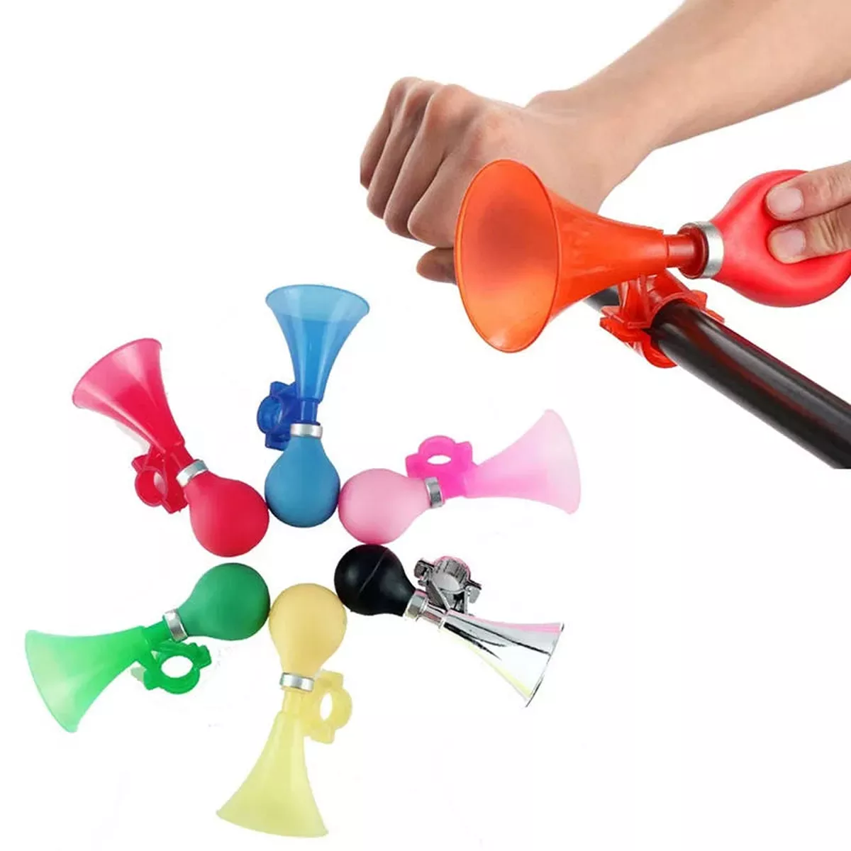 Loud Bike Bell & Air Horn Combo