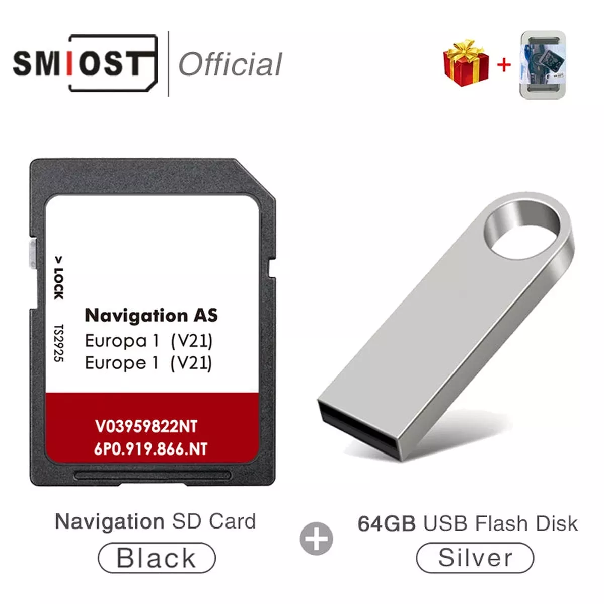 Navi 6P0 MIB2 SD Card 32 GB Updated Europe Maps Now