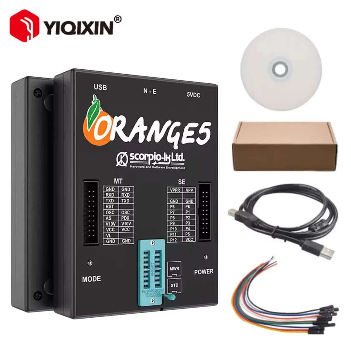 Orange5 ECU Programmer With Full Adapters, Universal Dongle For XP, Win7, Win10