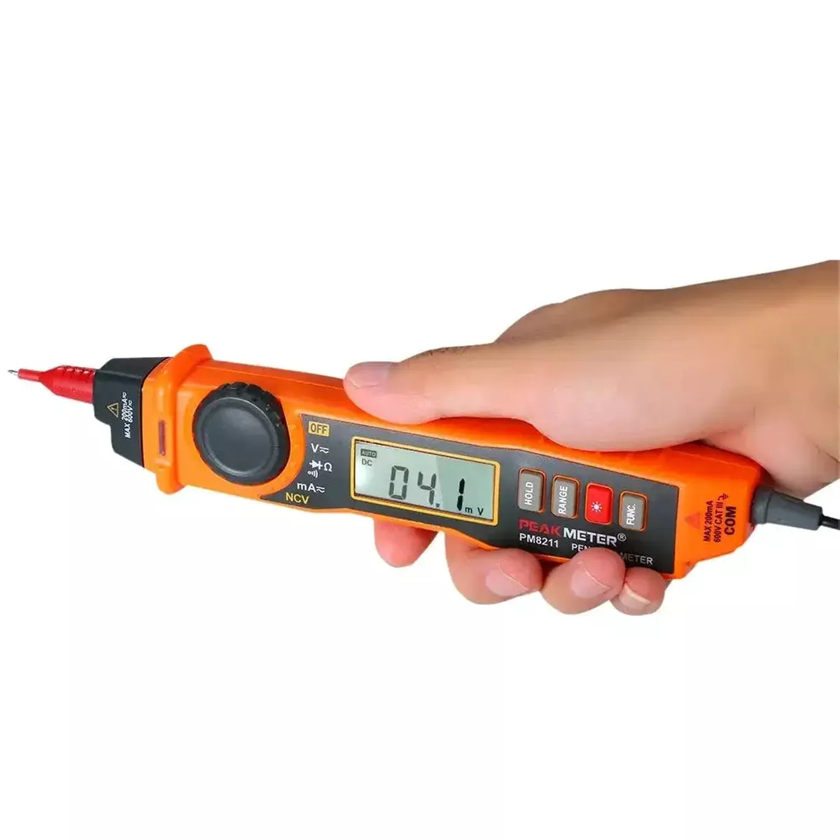 PeakMeter PM8211 NCV Pen Multimeter Auto Range USB Tester
