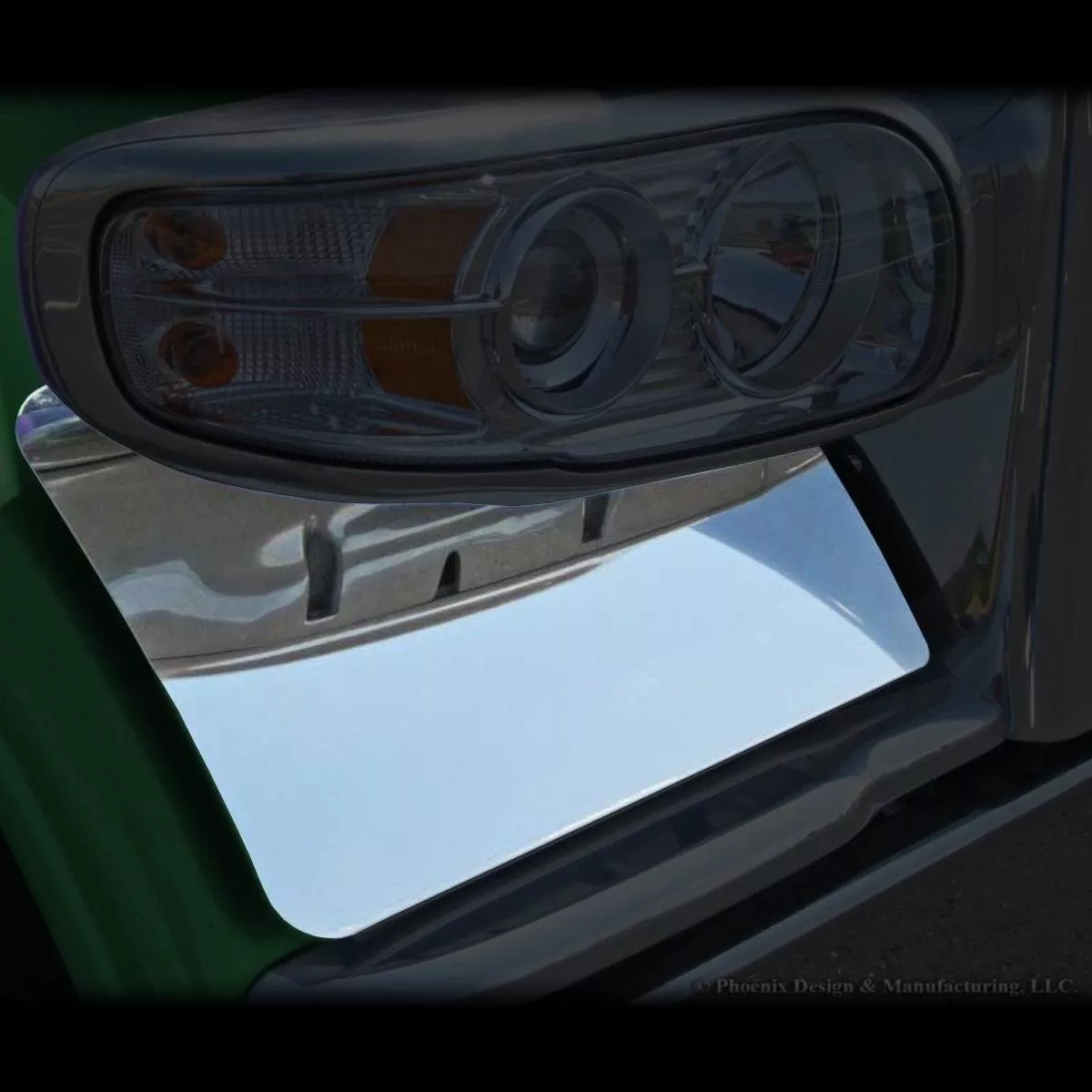 Phoenix Design – Peterbilt 389 Blind Mount Stone Guards (Pair)