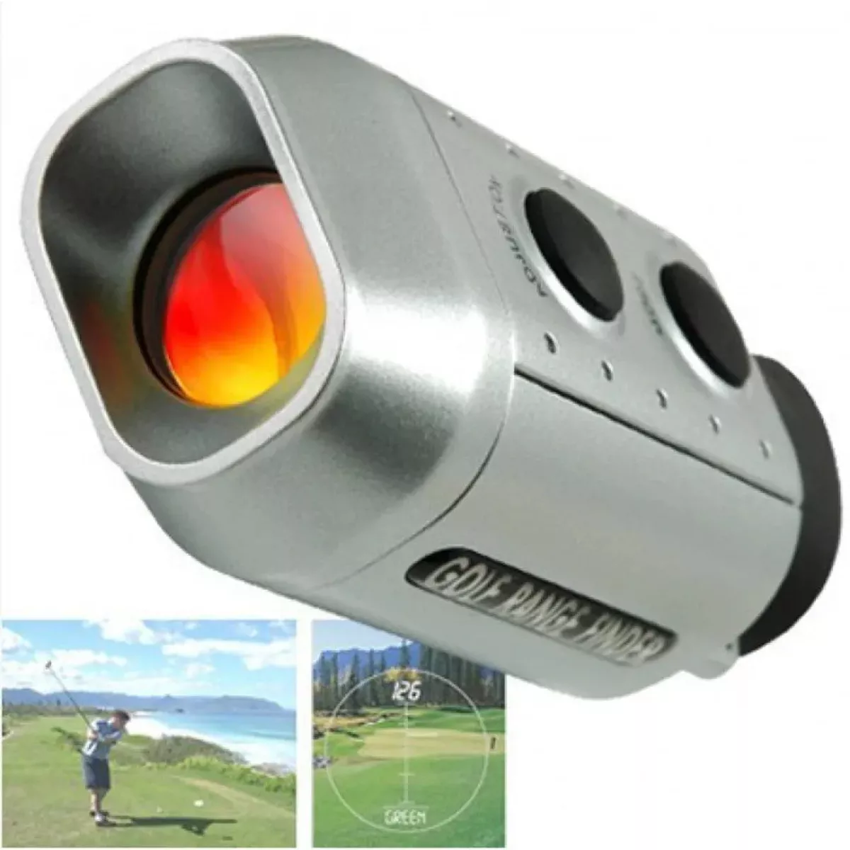 Pocket Digital Golf Range Finder With Laser Distance Measurement Tool