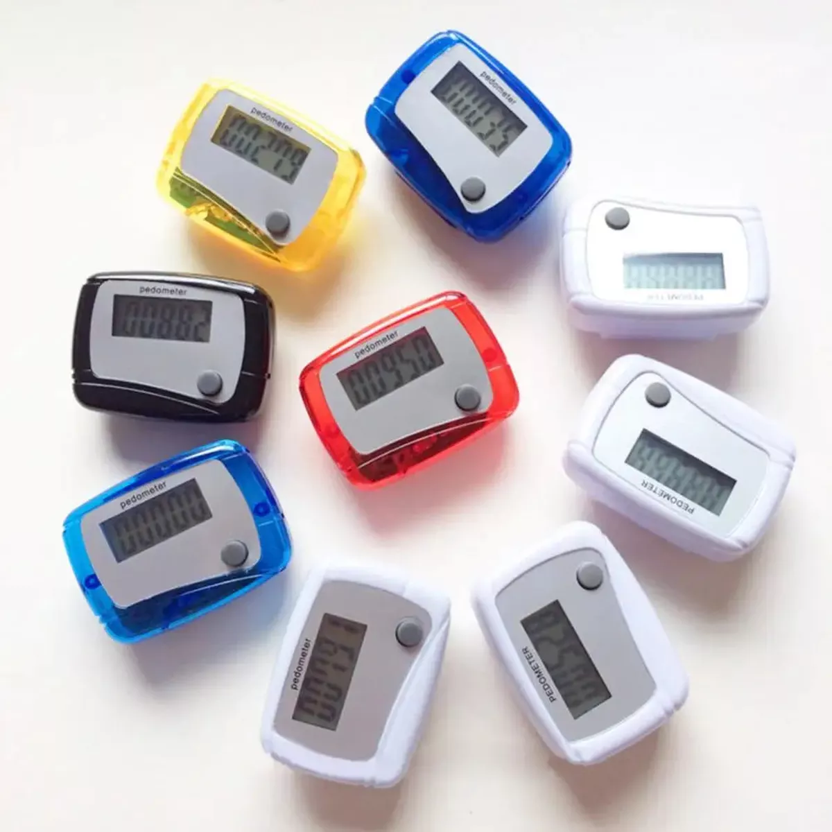 Portable Mini Digital LCD Pedometer – Step Counter & Calories Tracker