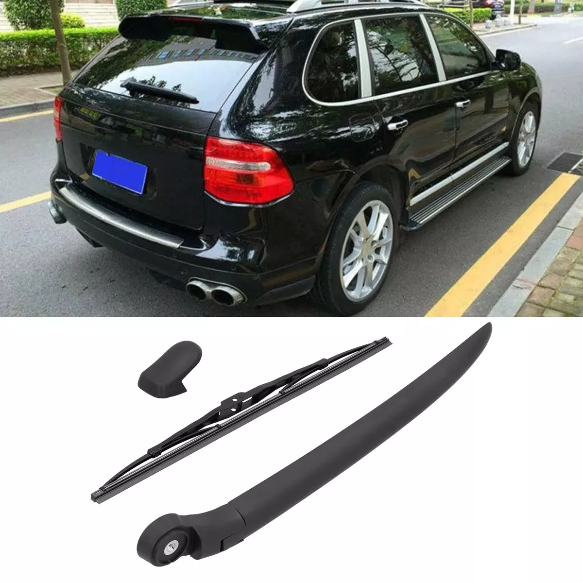 Rear Wiper Arm Blade Replacement Rubber For Porsche Cayenne 2003-2010 Fits Rear Window