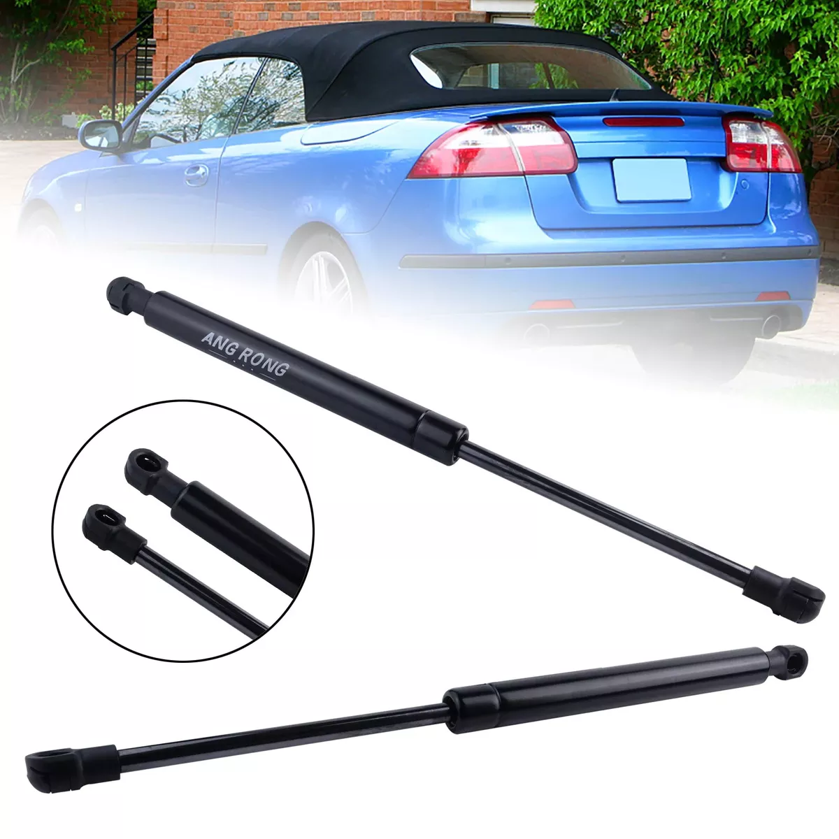 Saab 9-3 YS3F Convertible Rear Tailgate Gas Struts 380N