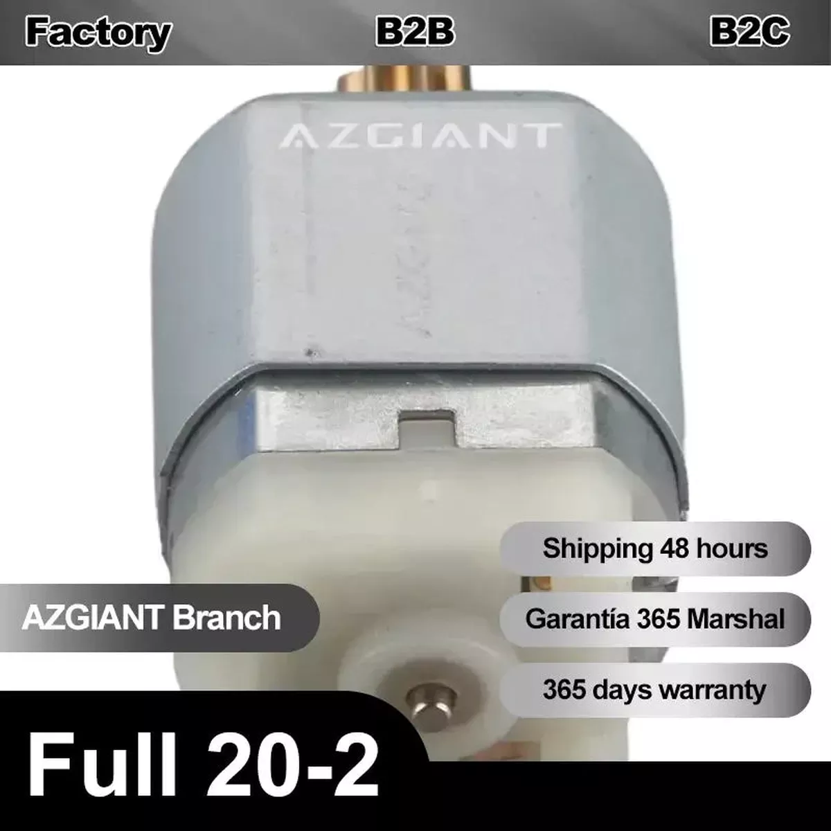 Steering Column Lock Actuator for Renault Megane 12V DC Motor with 7-Tooth Gear, Metal Housing