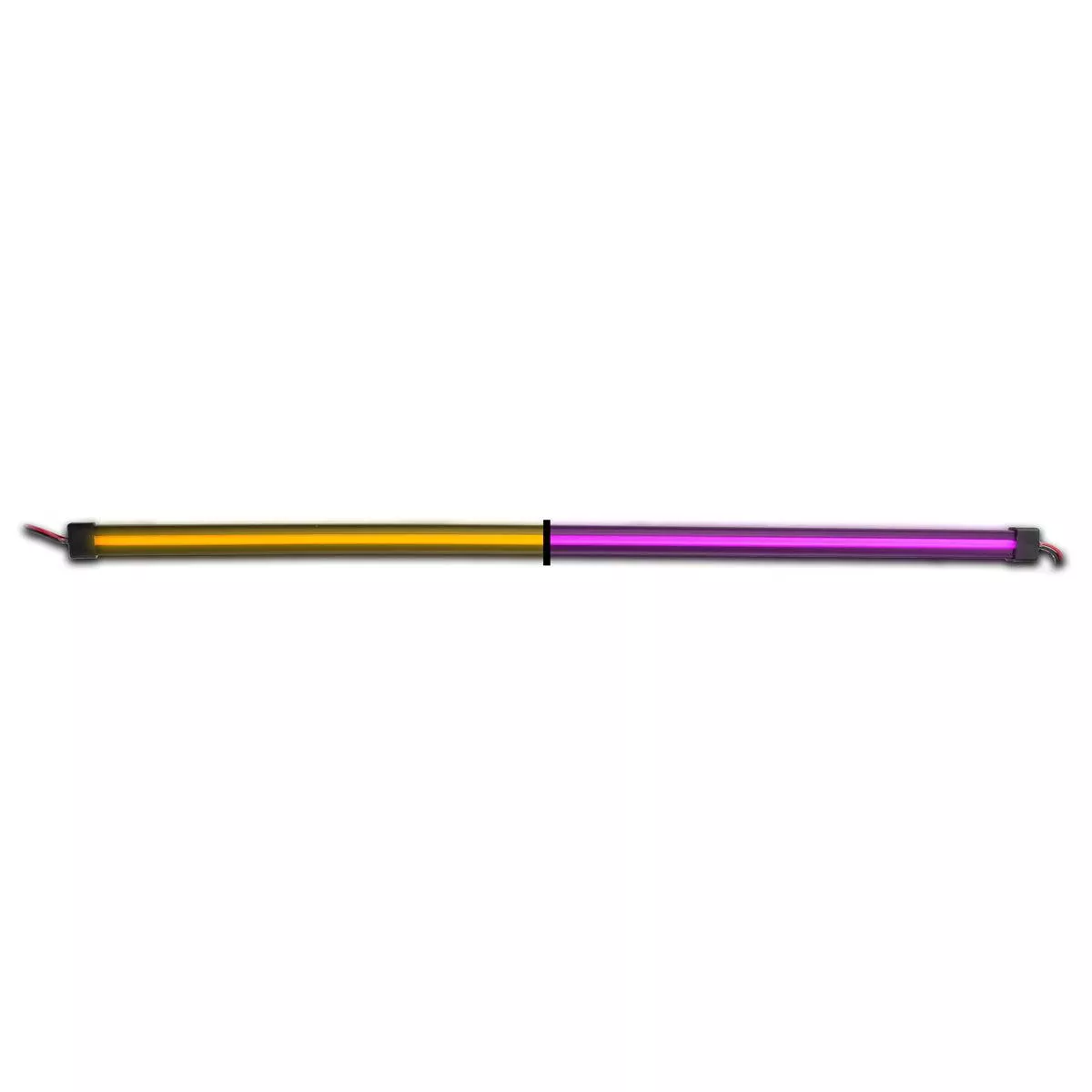 Trux – Dual Revolution 48″ Clear Amber to Purple Aux. Center Glow LED Strip Light (240 Diodes)