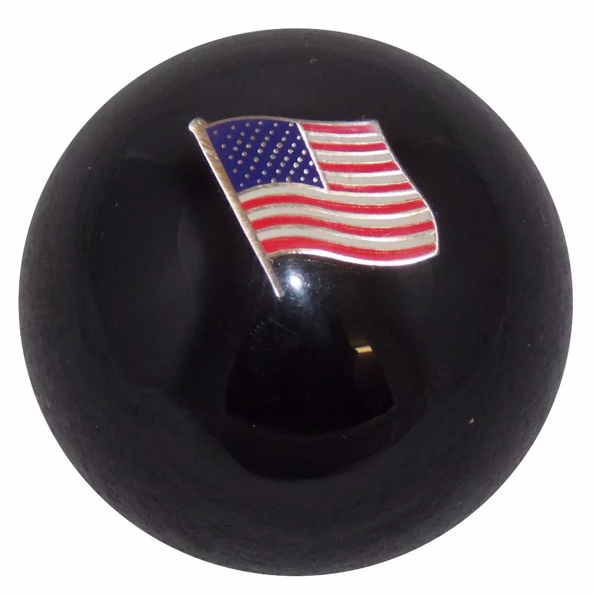 Twisted Shifterz – American Flag on Black Shift Knob