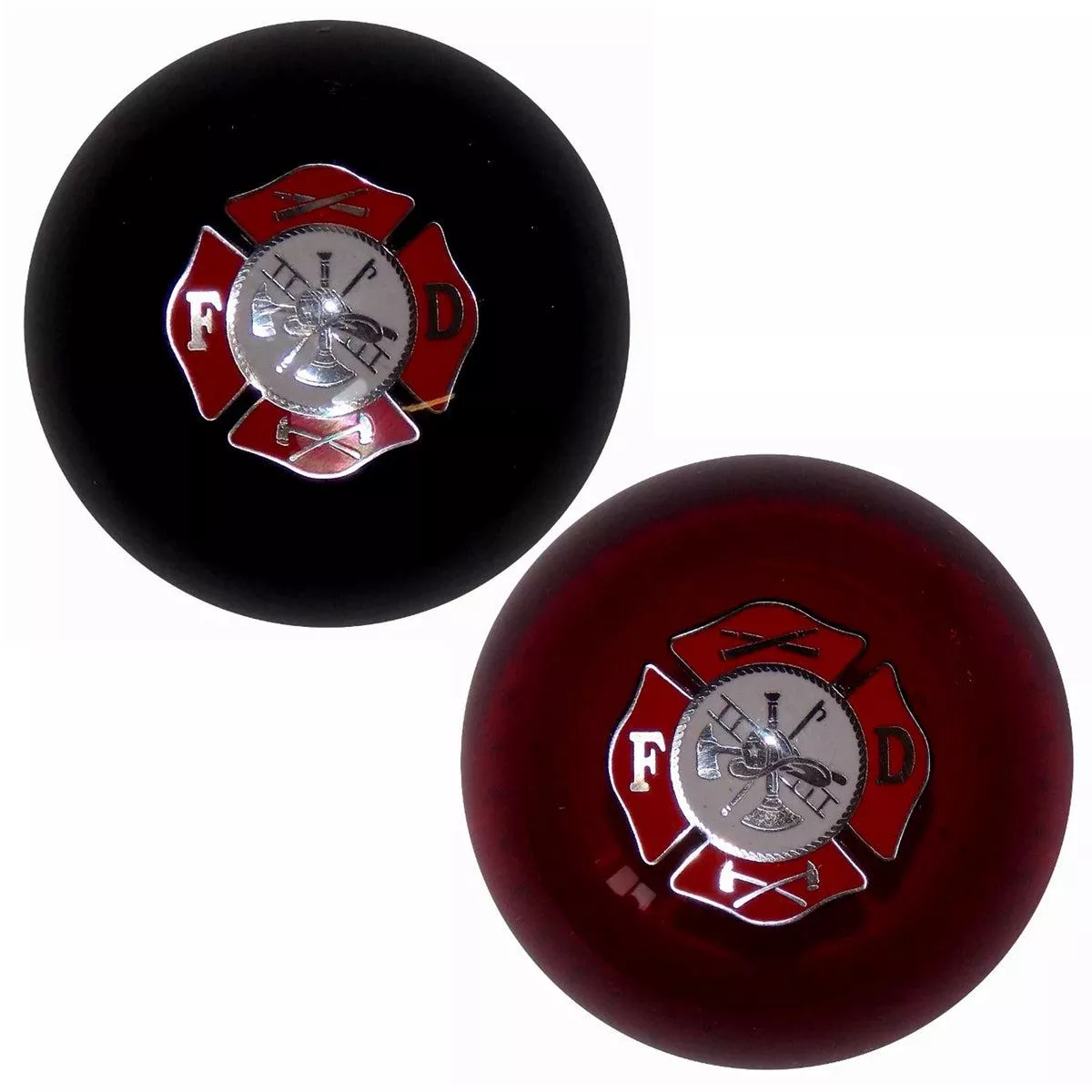 Twisted Shifterz – Fire Department Emblem Brake Knob (Various Colors)