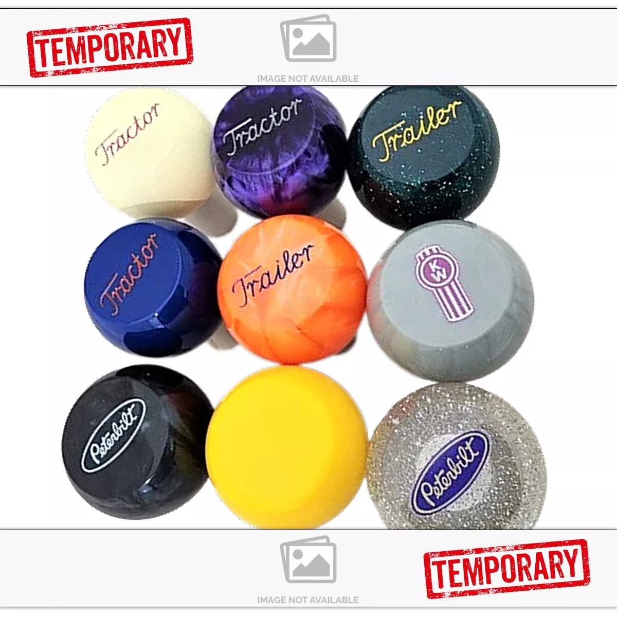 Twisted Shifterz – Flat Top Neon Pearl Shift Knob (Various Colors)