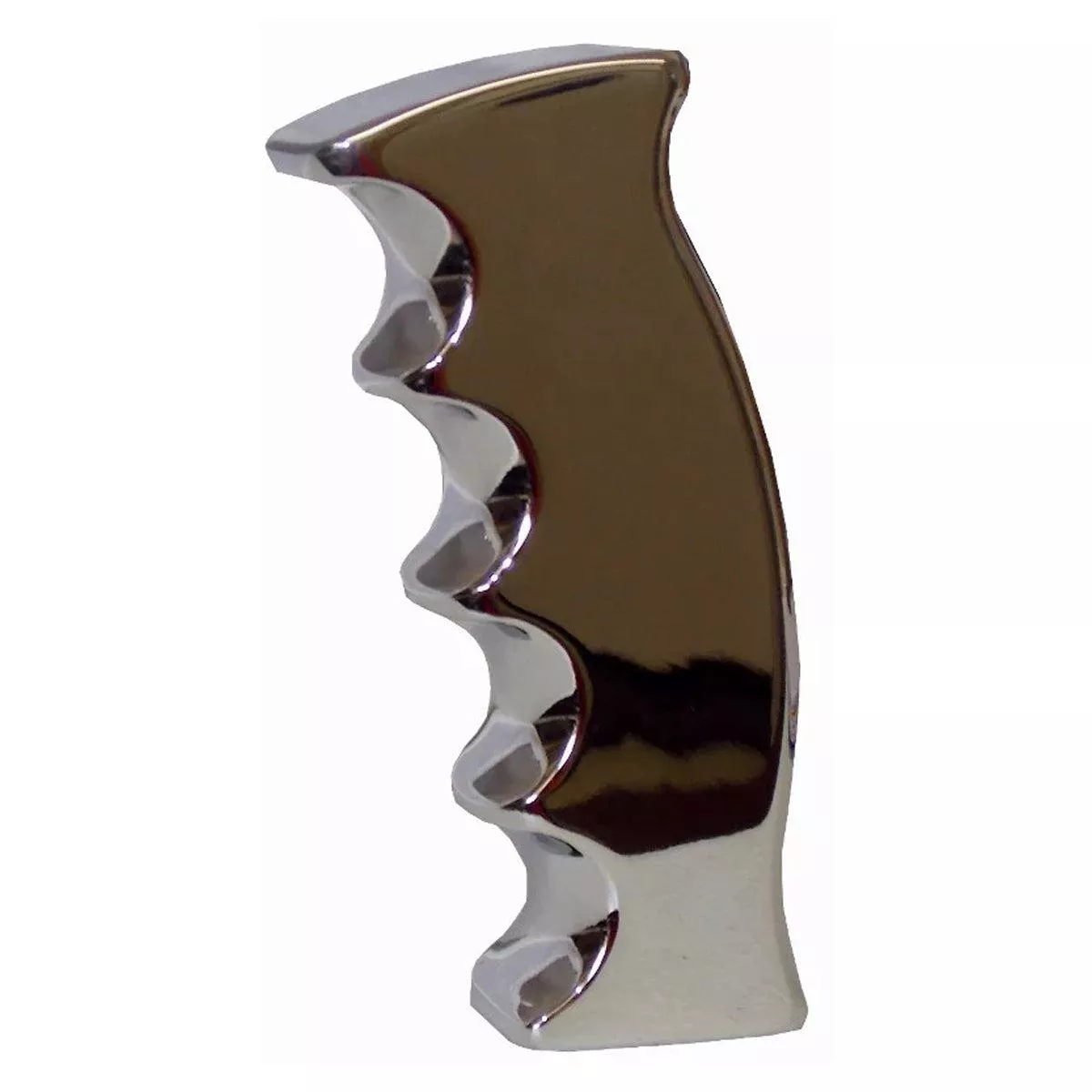 Twisted Shifterz – Solid Billet Chrome Handle Pistol Grip Shift Knob