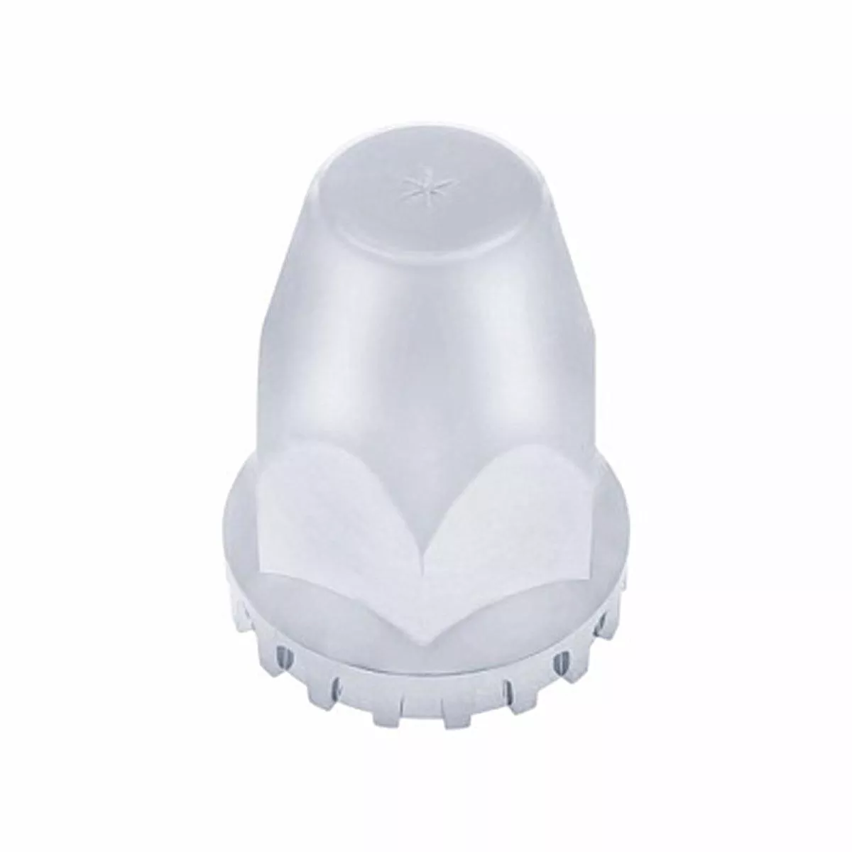 United Pacific – 1-1/2″ X 2-3/4″ Chrome Plastic Original Nut Cover (Push-On)