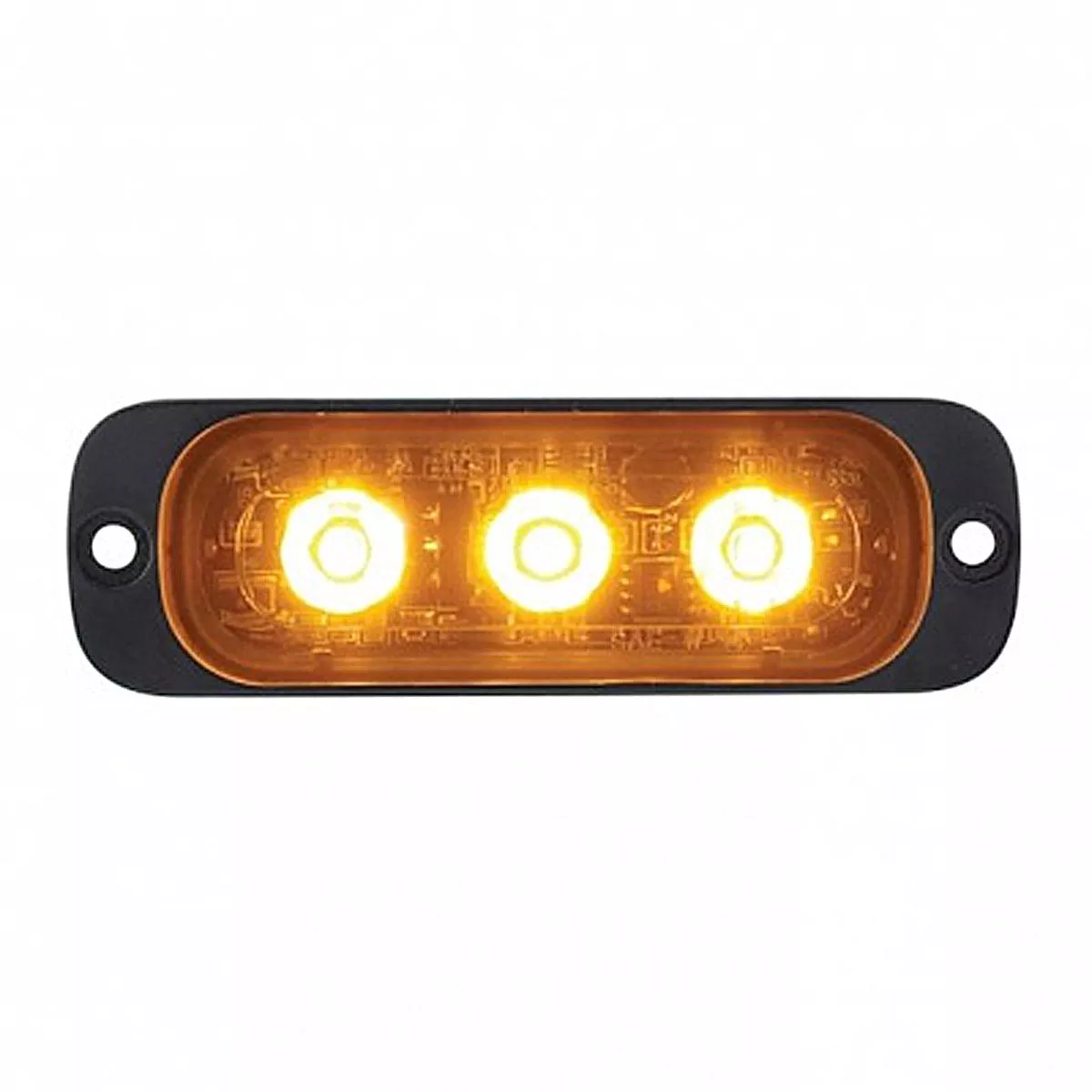 United Pacific – 3 High Power LED Super Thin Warning Light (Amber LED)