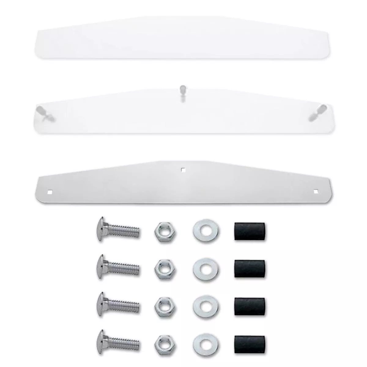 United Pacific – 4″ X 24″ Stainless Steel Standard Bottom Mud Flap Plate