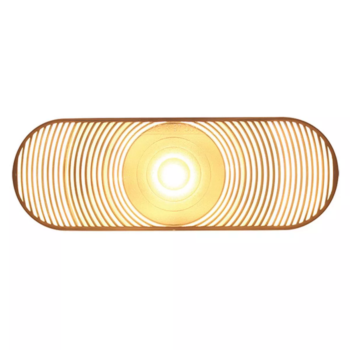United Pacific – 6″ Oval Back-Up Light Kit – Yellow