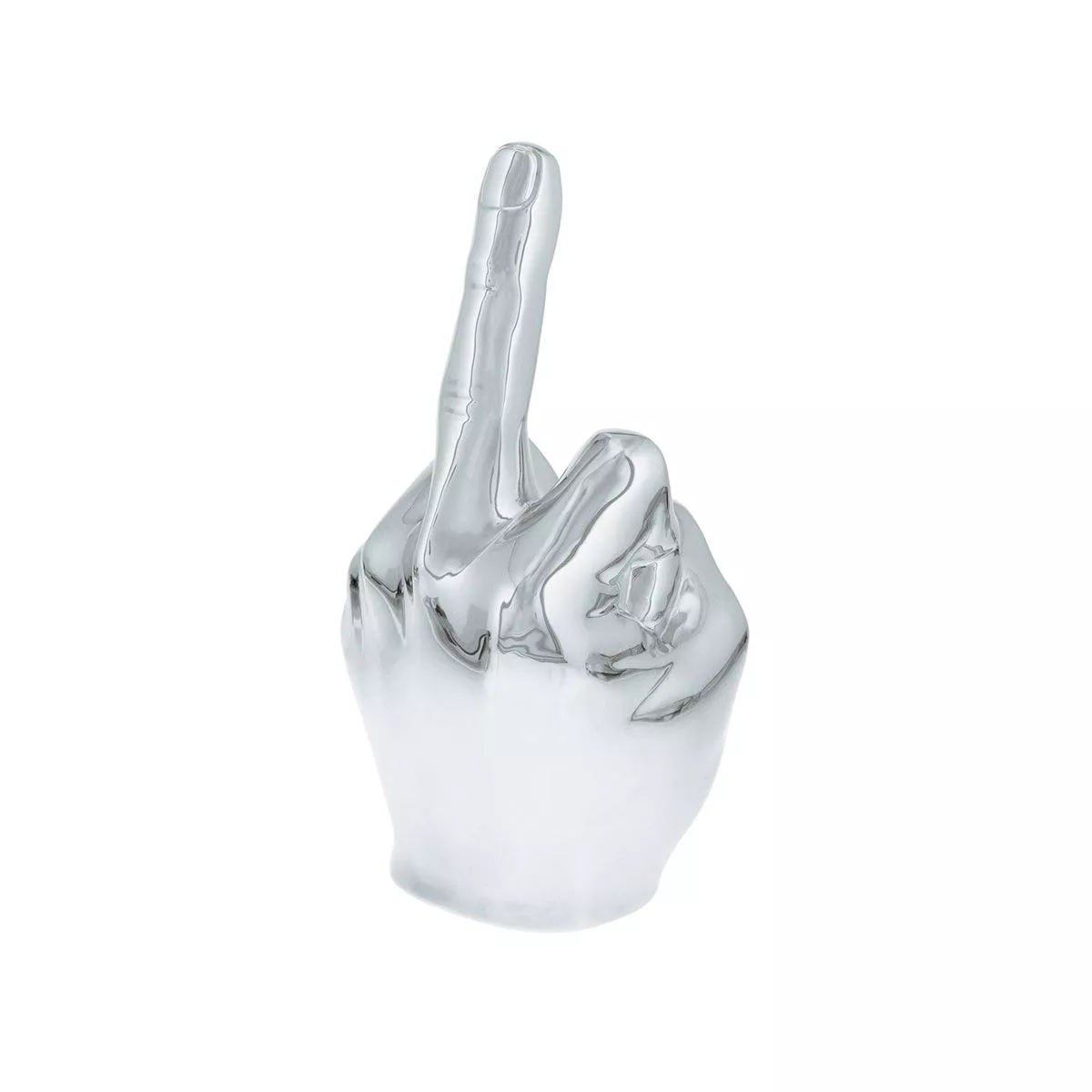 United Pacific – Chrome “Middle Finger” Hood Ornament (Various Colors)